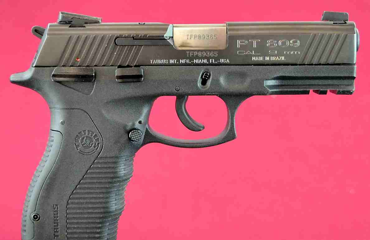 Taurus Model Pt Mm Semi Auto Pistol Hc For Sale At Gunauction